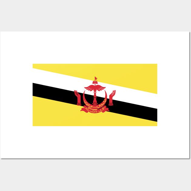 Brunei Wall Art by Wickedcartoons